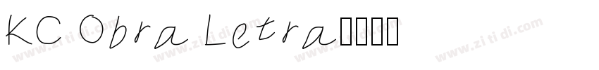 KC Obra Letra字体转换